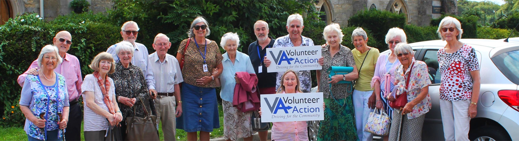 A group of volunteers from VA